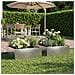 Vaso da giardino 2 pz Argento 60 x 60 x 20 cm Acciaio Inox - Foto miniatura 2