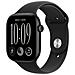Watch Series 12 GPS, cassa 46 mm in alluminio nero con cinturino Sport nero - S /M - Foto miniatura 1