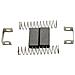 Spazzole di carbone per Bosch AHS 600 - 5 x 8 x 15 mm - coppia - Foto miniatura 2
