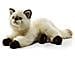 peluche "gaudy" gatto siamese - l. 40 cm - Foto miniatura 1