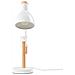 Lampada Da Tavolo Regolabile In Legno In Colore Bianco Peckos - Foto miniatura 11