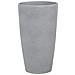 Vaso Da Fiori Moderno Tondo Grigio 31x31x58cm Abdera - Foto miniatura 28