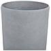 Vaso Da Fiori Moderno Tondo Grigio 31x31x58cm Abdera - Foto miniatura 24