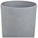 Vaso Da Fiori Moderno Tondo Grigio 31x31x58cm Abdera - Foto miniatura 18