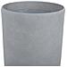 Vaso Da Fiori Moderno Tondo Grigio 31x31x58cm Abdera - Foto miniatura 25