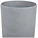 Vaso Da Fiori Moderno Tondo Grigio 31x31x58cm Abdera - Foto miniatura 33