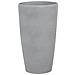 Vaso Da Fiori Moderno Tondo Grigio 31x31x58cm Abdera - Foto miniatura 15