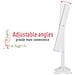Armadio Portagioie E Trucchi Con Specchio E Illuminazione Led Automatica, Bianco, 30x146x36cm - Foto miniatura 5
