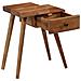 Comodino In Legno Massello D'acacia 45x32x55cm - Foto miniatura 4