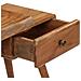 Comodino In Legno Massello D'acacia 45x32x55cm - Foto miniatura 5