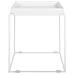 Tavolino Moderno In Metallo Bianco Saxon - Foto miniatura 6