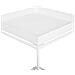 Tavolino Moderno In Metallo Bianco Saxon - Foto miniatura 3
