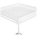 Tavolino Moderno In Metallo Bianco Saxon - Foto miniatura 16