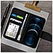 Custodia Iphone 12 Pro Max Porta Carte In Pelle Funzione Stand Premium Nero - Foto miniatura 2