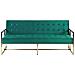 Divano 3 Posti Velluto Verde Marstal - Foto miniatura 7