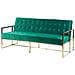 Divano 3 Posti Velluto Verde Marstal - Foto miniatura 6