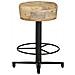 Sgabelli Da Bar 2 Pz 52 Cm In Legno Massello Di Mango - Foto miniatura 4