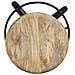 Sgabelli Da Bar 2 Pz 52 Cm In Legno Massello Di Mango - Foto miniatura 5