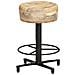 Sgabelli Da Bar 2 Pz 52 Cm In Legno Massello Di Mango - Foto miniatura 8