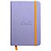 NOTEBOOK RIMBORDATO RIGIDO 9X14 MM 192 PAGINE CARTA AVORIO 90 GR SENZA QUADRETTATURA- CON ELASTICO - Foto miniatura 1