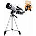 Telescopio Celestron Travelscope 70DX con Raccordo Fotografico per Smartphone Telecomando Bluetooth Filtro Lunare e Lente di Barlow 2X - Foto miniatura 2