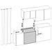 Cucina Elettrica PEMC 96 ED 5 Fuochi a Gas Forno Elettrico Multifunzione Termoventilato Dimensioni 90 x 60 cm Colore Crema Serie Premium - Foto miniatura 3