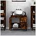 Armadietto Bagno Rovere Fumo 65x33x60 Cm In Legno Multistrato - Foto miniatura 4