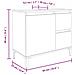 Armadietto Bagno Rovere Fumo 65x33x60 Cm In Legno Multistrato - Foto miniatura 7