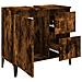 Armadietto Bagno Rovere Fumo 65x33x60 Cm In Legno Multistrato - Foto miniatura 10