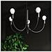 Sollux Lighting Lampadario Piccolo 5 Nero Sl.0855 - Moderno Lampadari Nero 100x45x45 Cm - Foto miniatura 1