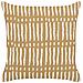 Cuscino Decorativo Salix Cotone 45 X 45 Cm A Strisce Stampa A Blocchi Beige Sabbia - Foto miniatura 2