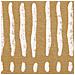 Cuscino Decorativo Salix Cotone 45 X 45 Cm A Strisce Stampa A Blocchi Beige Sabbia - Foto miniatura 3