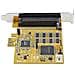Scheda seriale PCI Express a 8 porte - Scheda adattatore seriale PCIe RS232 - Scheda di espansione /controller card seriale DB9 9pin - 16C1050 UART - Protezione sovratensioni ESD 15kV - Windows & Linux - Foto miniatura 3