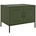 Tavolino da Salotto Verde Oliva 68x50x50,5 cm in Acciaio - Foto miniatura 1