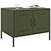 Tavolino da Salotto Verde Oliva 68x50x50,5 cm in Acciaio - Foto miniatura 10