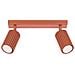 Lampada Da Soffitto Karbon 2 Rosso Ocra Sl. 1637 - Minimalista Lampada Da Soffitto Ocra Rossa 16.5x30x6.5 Cm - Foto miniatura 1