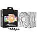 Ventola PC LIGHT WINGS LX 140mm PWM Diametro 14 cm Colore Bianco 3 pz - Foto miniatura 5