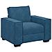 Divano Sedia Blu 60 cm Velluto - Foto miniatura 1