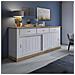 Madia Anthony67070 Con 2 Ante Scorrevoli E 3 Cassetti Colore Rovere Wotan E Anderson Pine Stile Shabby - Foto miniatura 1