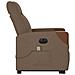 Poltrona Alzapersona Massaggiante Elettrica Marrone Tessuto - Foto miniatura 6