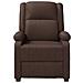Poltrona Reclinabile Marrone in Similpelle - Foto miniatura 3