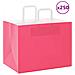Sacchetti di Carta 250 pz con Manici Rosa 32x22x24 cm - Foto miniatura 1
