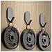 Ganci Ovali Autoadesivi Grigi - Set Da 5, Resistenti Fino A 10 Kg, Ideali Per Bagno E Cucina Black - Foto miniatura 5