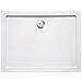 Piatto Doccia 70x90 Cm Rettangolare Ribassato Resina H3.5 Cm Monaco Bianco - Foto miniatura 1