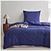 Set Completo Di Biancheria Da Letto In Microfibra 135x200 Cm 80x80 Cm Blu Navy - Foto miniatura 1