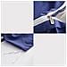 Set Completo Di Biancheria Da Letto In Microfibra 135x200 Cm 80x80 Cm Blu Navy - Foto miniatura 5