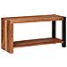 Libreria Marrone, Nero 80 x 30 x 40 cm Legno di Acacia Massello - Foto miniatura 1