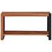 Libreria Marrone, Nero 80 x 30 x 40 cm Legno di Acacia Massello - Foto miniatura 4