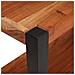 Libreria Marrone, Nero 80 x 30 x 40 cm Legno di Acacia Massello - Foto miniatura 7