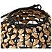 Lanterna Pinto - Marrone - Rattan Sintetico - 24x24x28,5 Cm - Foto miniatura 4
